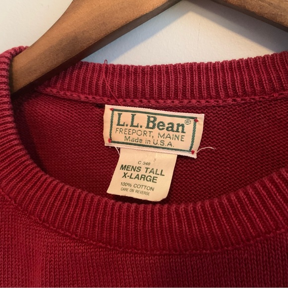 SOLD - Vintage: L.L. Bean Dad Sweater (Made in New England 1990s) - Picture 3 of 6